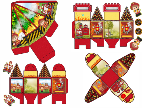 Lembrancinha personalizada bombeiros gratis