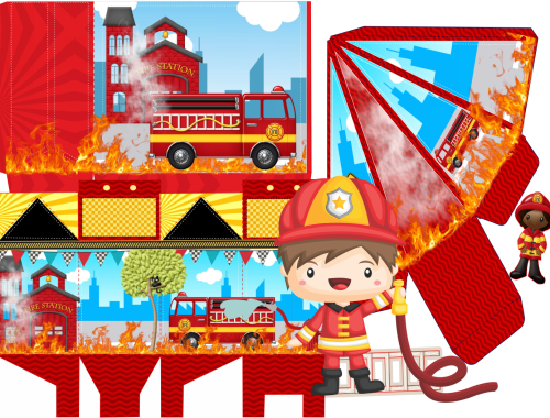 Lembrancinha personalizada bombeiro gratis