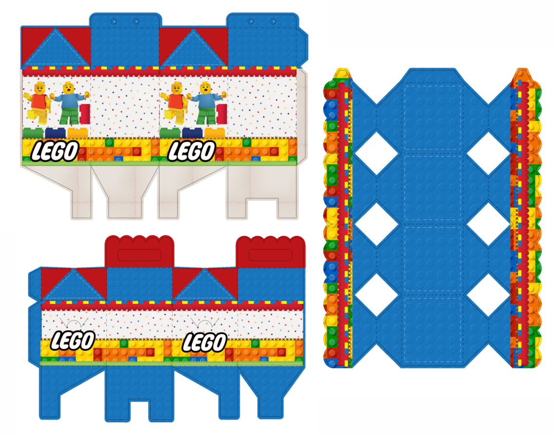 Lembrancinha personalizada Lego gratis