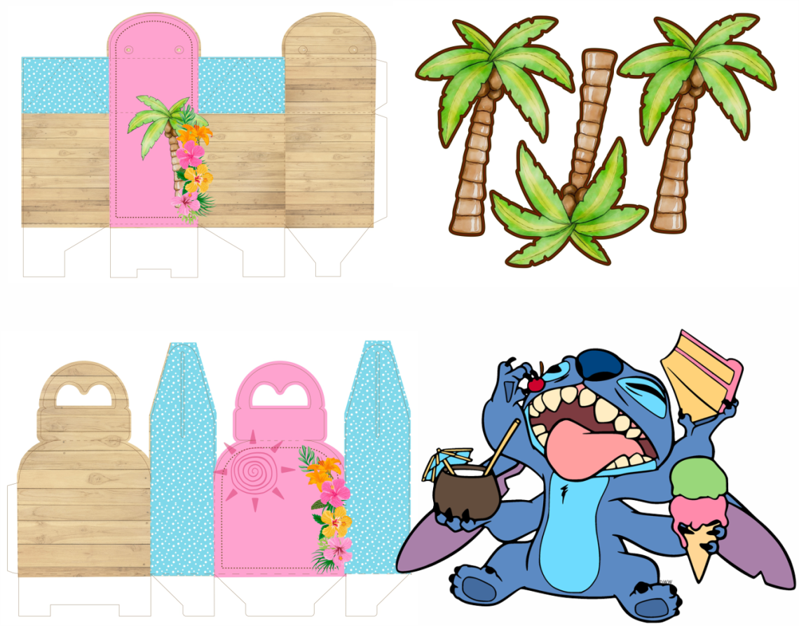Lembrancinha personalizada Lilo e stitch gratis