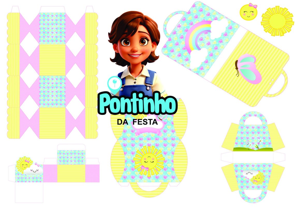 Lembrancinha sunshine personalizado gratis