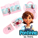 Lembrancinha sakura personalizada gratis