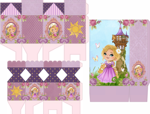 Lembrancinhas rapunzel gratis