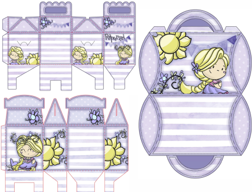 Lembrancinha rapunzel gratis