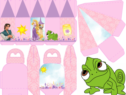 Lembrancinha rapunzel gratis