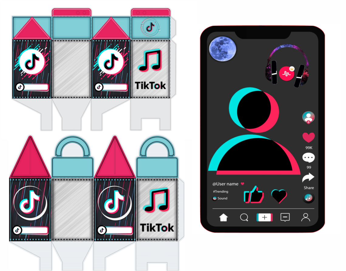 Lembrancinha Tik toker gratis