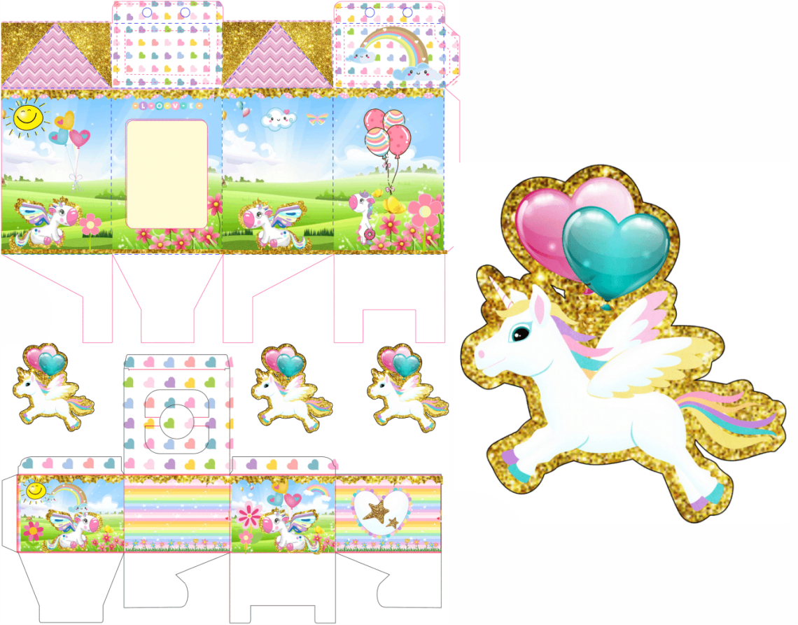 Lembrancinha unicornio gratis