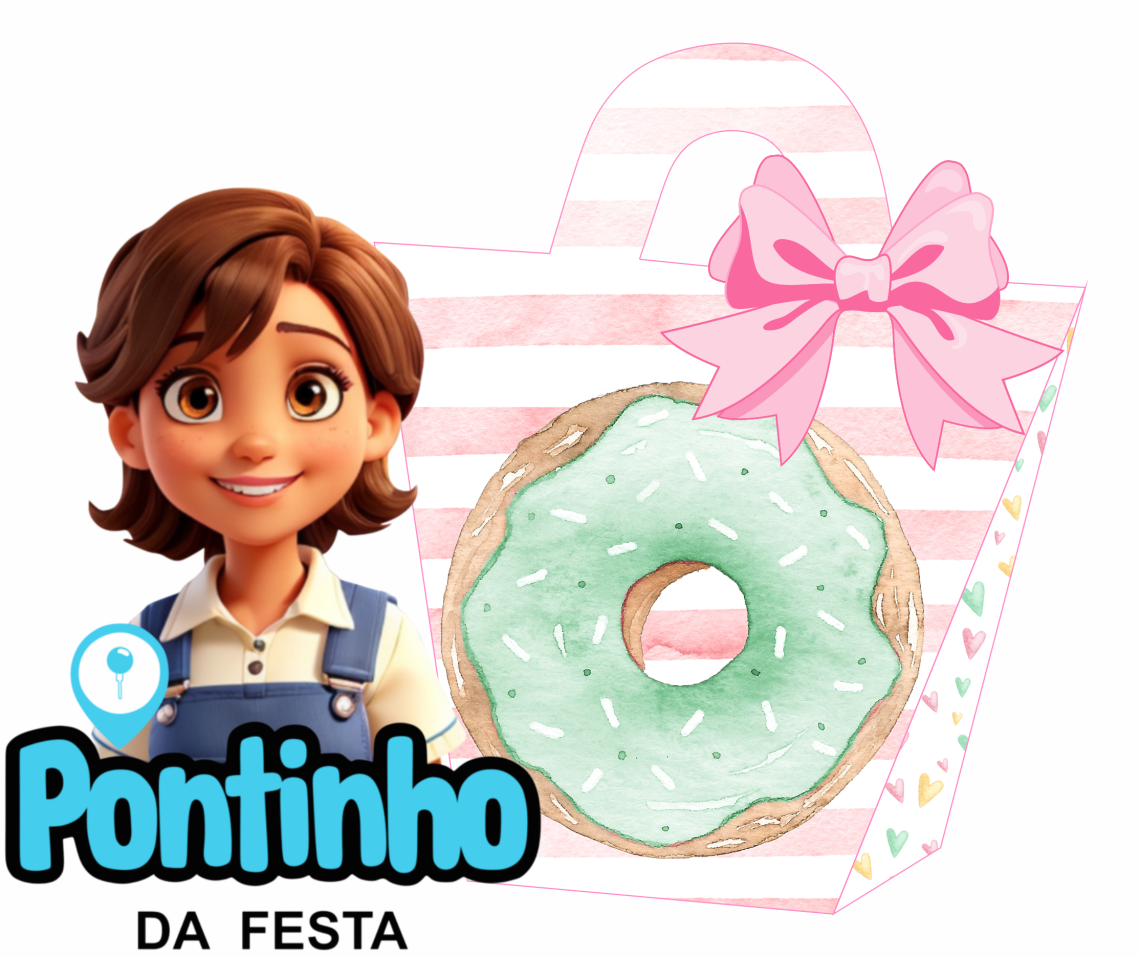 Molde caixa estilo diamante personalizar lembrancinha