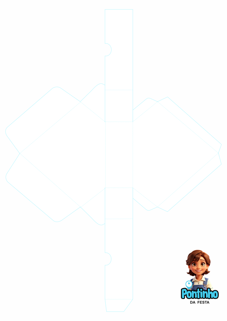 Molde limpo caixa estilo logo super homem para personalizar lembrancinha