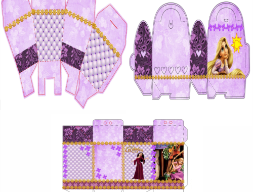 Lembrancinha Rapunzel pontinhodafesta